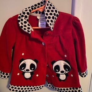 Toddler panda Jacket